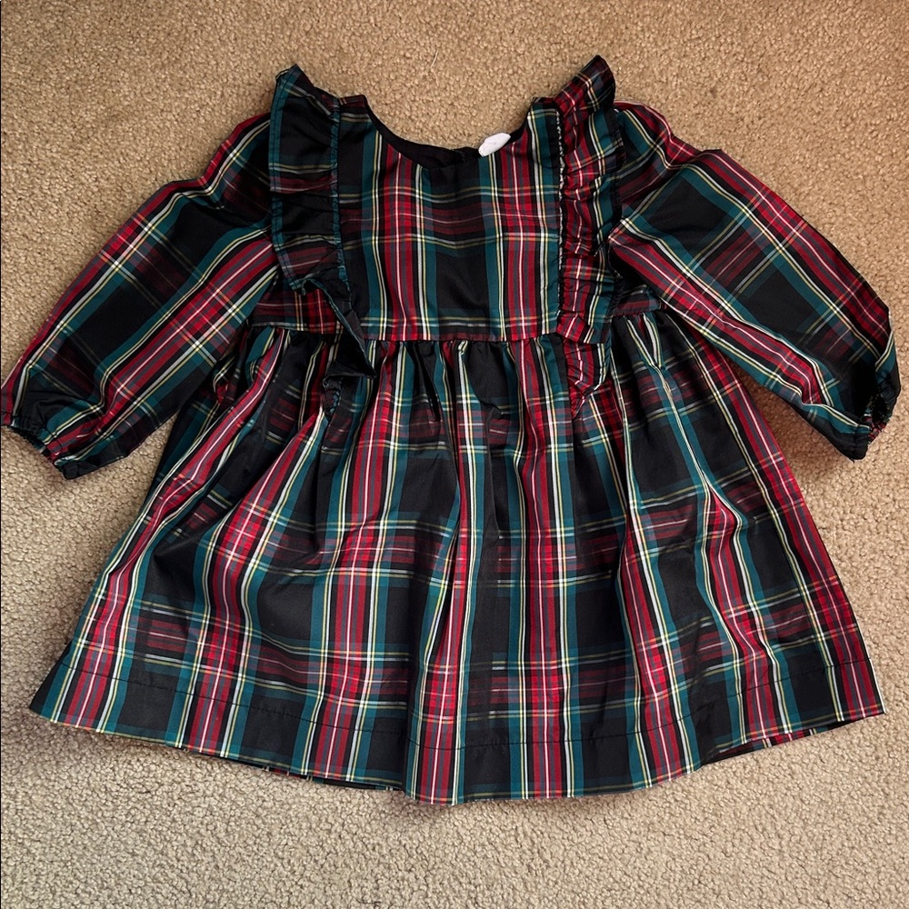 Plaid Ruffle Dress